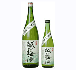 日本酒　越の梅酒　白龍酒造㈱